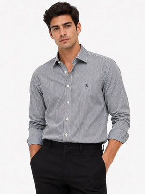 قميص رجالي Hackett بأكمام طويلة وقصة Classic Fit