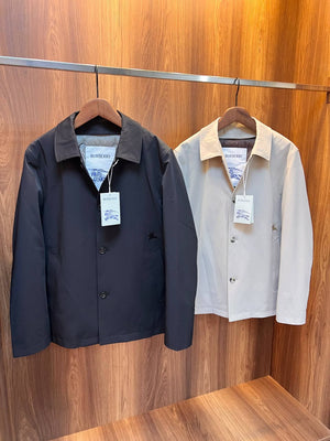 جاكت رجالي Burberry أسود مبطن بريش الإوز