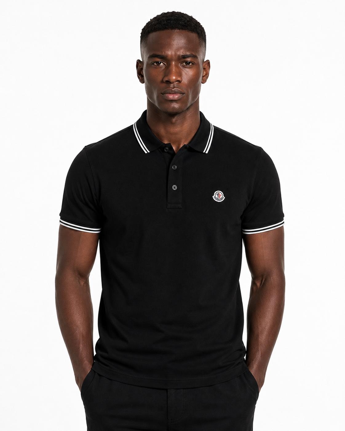 تيشرت بولو رجالي مونكلير (Moncler) بياقة كلاسيكية