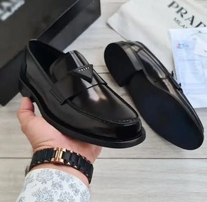 Prada Penny Loafers رجالي باللون الأسود